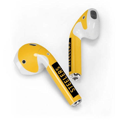 NFL Pittsburgh Steelers Yellow Performance Series Apple AirPods Skin