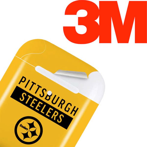 NFL Pittsburgh Steelers Yellow Performance Series Apple AirPods Skin