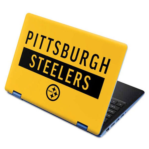 NFL Pittsburgh Steelers Yellow Performance Series Aspire R11 11.6in Skin