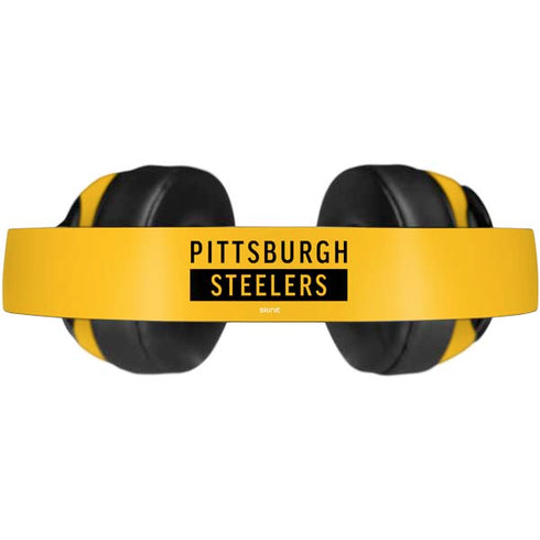 NFL Pittsburgh Steelers Yellow Performance Series Beats Solo Pro Skin