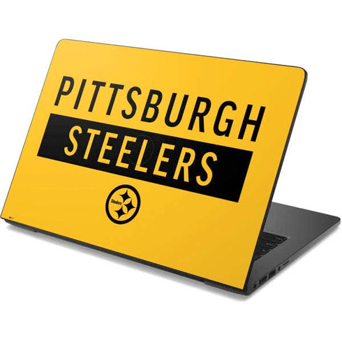 NFL Pittsburgh Steelers Yellow Performance Series Dell Chromebook Skin