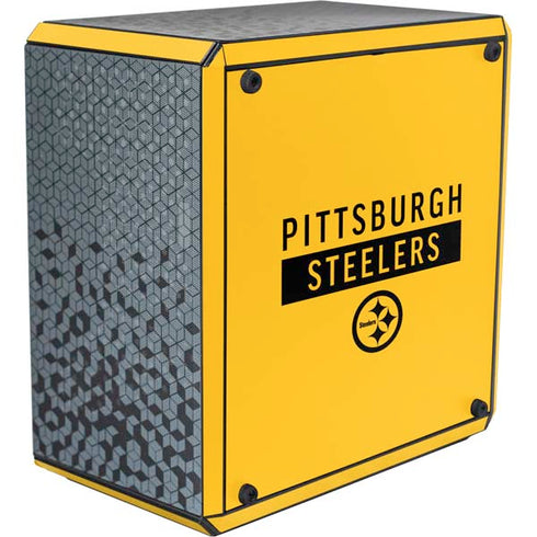 NFL Pittsburgh Steelers Yellow Performance Series Cooler Master MasterBox Q300L Mini Tower Skin