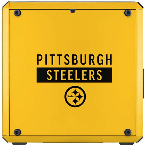 NFL Pittsburgh Steelers Yellow Performance Series Cooler Master MasterBox Q300L Mini Tower Skin