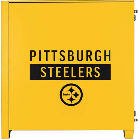 NFL Pittsburgh Steelers Yellow Performance Series Corsair 4000D Tempered Glass Mid-Tower ATX Case Skin