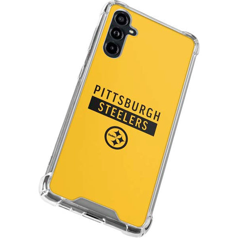 NFL Pittsburgh Steelers Yellow Performance Series Galaxy A54 5G Clear Case