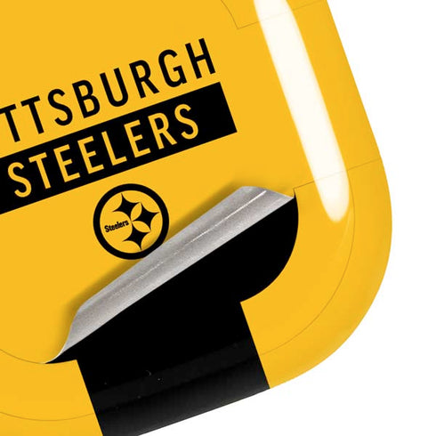 NFL Pittsburgh Steelers Yellow Performance Series Galaxy Buds Live Skin