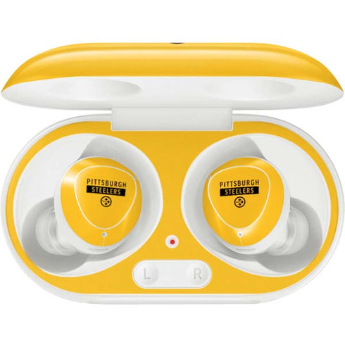 NFL Pittsburgh Steelers Yellow Performance Series Galaxy Buds Plus Skin
