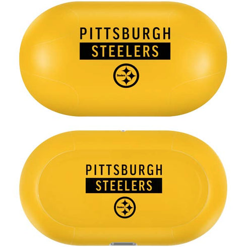 NFL Pittsburgh Steelers Yellow Performance Series Galaxy Buds Plus Skin