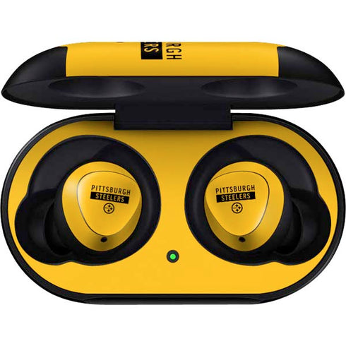 NFL Pittsburgh Steelers Yellow Performance Series Galaxy Buds Skin