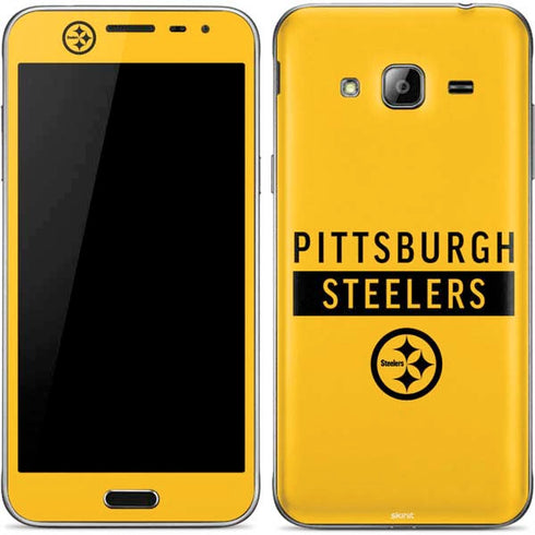 NFL Pittsburgh Steelers Yellow Performance Series Galaxy J3 Skin