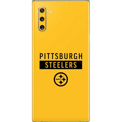 NFL Pittsburgh Steelers Yellow Performance Series Galaxy Note 10 Skin