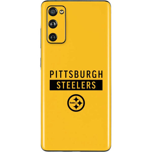 NFL Pittsburgh Steelers Yellow Performance Series Galaxy S20 Fan Edition Skin