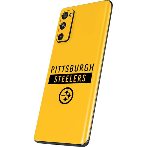 NFL Pittsburgh Steelers Yellow Performance Series Galaxy S20 Fan Edition Skin