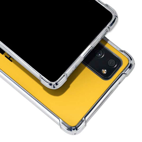 NFL Pittsburgh Steelers Yellow Performance Series Galaxy S20 FE Clear Case