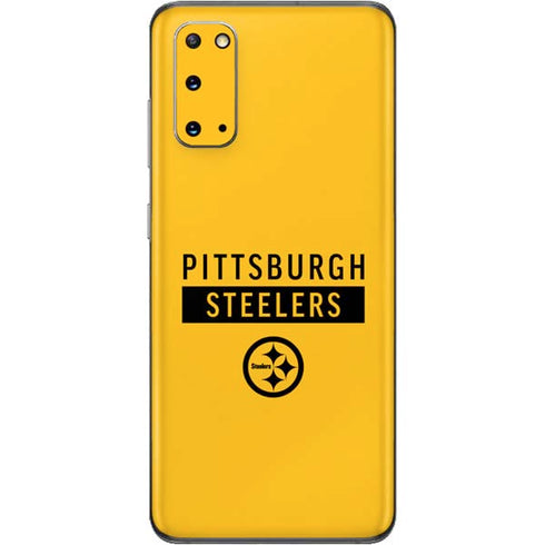 NFL Pittsburgh Steelers Yellow Performance Series Galaxy S20 Skin