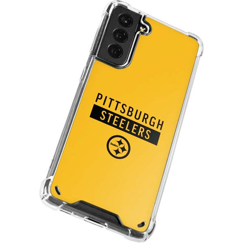 NFL Pittsburgh Steelers Yellow Performance Series Galaxy S21 5G Clear Case
