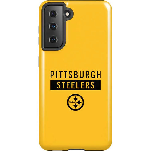 NFL Pittsburgh Steelers Yellow Performance Series Galaxy S21 5G Pro Case