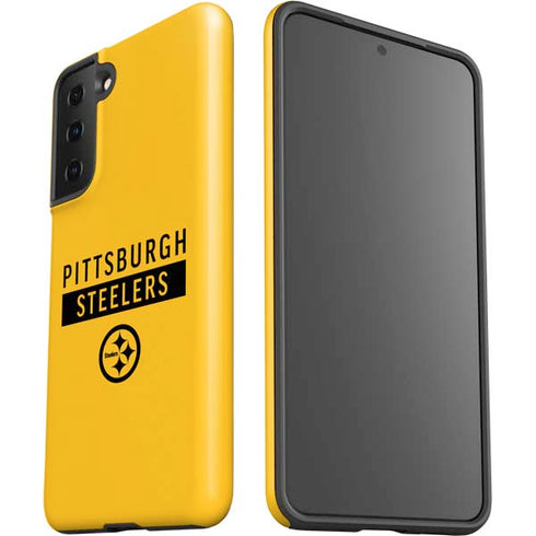 NFL Pittsburgh Steelers Yellow Performance Series Galaxy S21 FE Pro Case