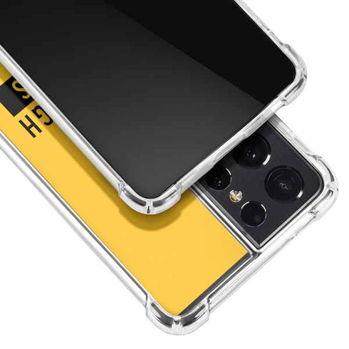 NFL Pittsburgh Steelers Yellow Performance Series Galaxy S21 Ultra 5G Clear Case