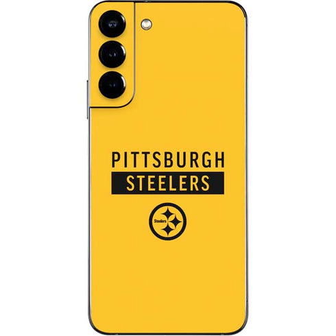 NFL Pittsburgh Steelers Yellow Performance Series Galaxy S22 Plus Skin