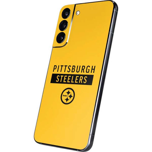 NFL Pittsburgh Steelers Yellow Performance Series Galaxy S22 Plus Skin