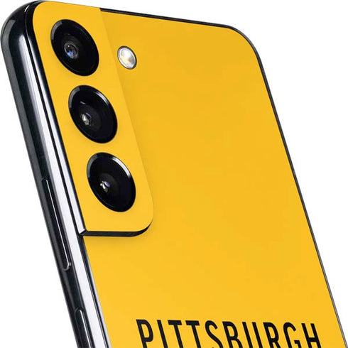 NFL Pittsburgh Steelers Yellow Performance Series Galaxy S22 Plus Skin
