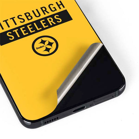 NFL Pittsburgh Steelers Yellow Performance Series Galaxy S22 Plus Skin