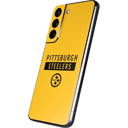 NFL Pittsburgh Steelers Yellow Performance Series Galaxy S22 Skin