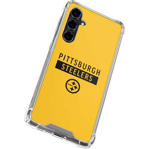NFL Pittsburgh Steelers Yellow Performance Series Galaxy S23 FE Clear Case