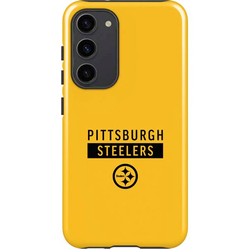 NFL Pittsburgh Steelers Yellow Performance Series Galaxy S23 Plus Pro Case