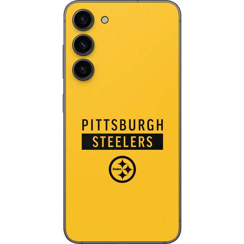 NFL Pittsburgh Steelers Yellow Performance Series Galaxy S23 Plus Skin