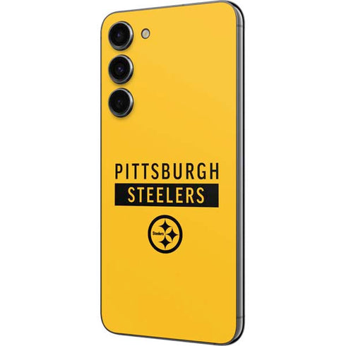 NFL Pittsburgh Steelers Yellow Performance Series Galaxy S23 Plus Skin
