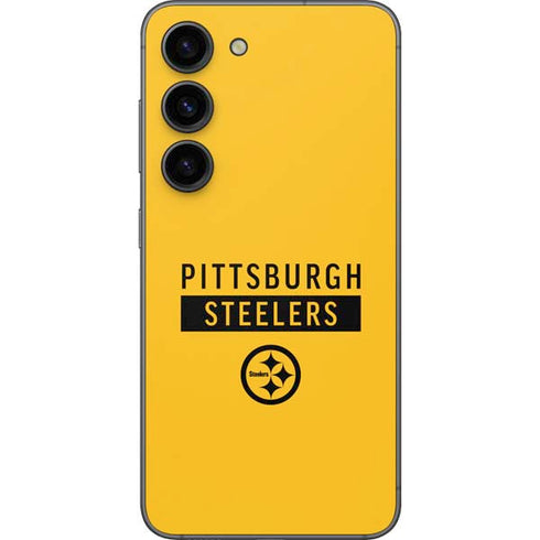 NFL Pittsburgh Steelers Yellow Performance Series Galaxy S23 Skin