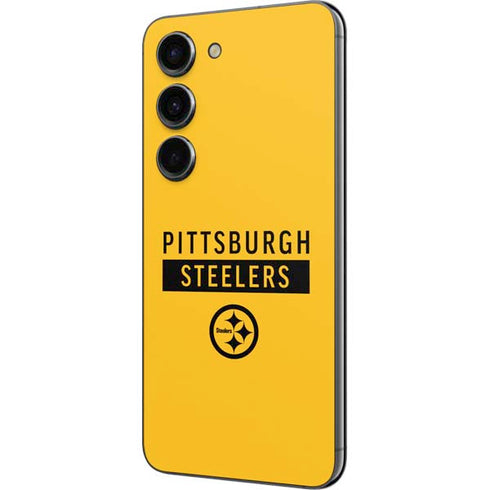 NFL Pittsburgh Steelers Yellow Performance Series Galaxy S23 Skin