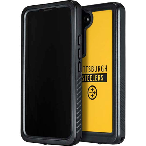 NFL Pittsburgh Steelers Yellow Performance Series Galaxy S23 Waterproof Case