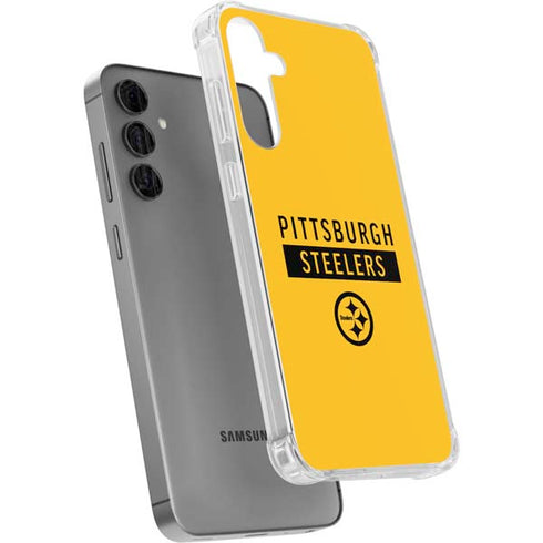 NFL Pittsburgh Steelers Yellow Performance Series Galaxy S24 Plus Clear Case
