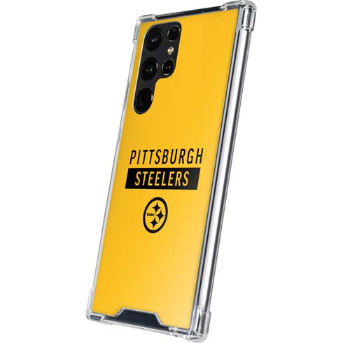 NFL Pittsburgh Steelers Yellow Performance Series Galaxy S24 Ultra Clear Case