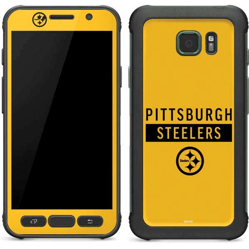 NFL Pittsburgh Steelers Yellow Performance Series Galaxy S7 Active Skin
