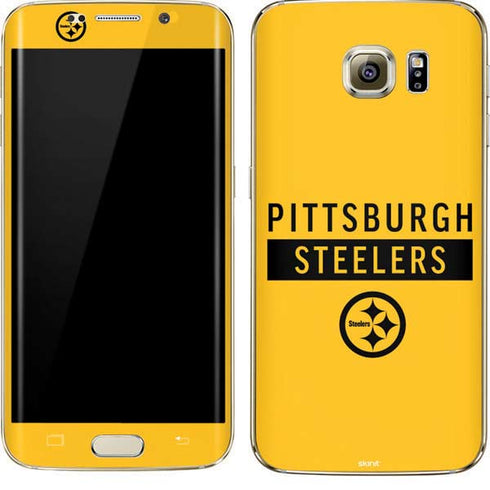 NFL Pittsburgh Steelers Yellow Performance Series Galaxy S7 Edge Skin