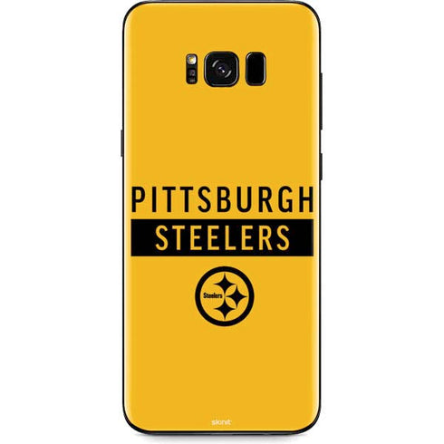 NFL Pittsburgh Steelers Yellow Performance Series Galaxy S8 Plus Skin