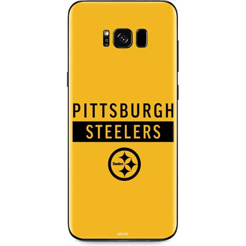 NFL Pittsburgh Steelers Yellow Performance Series Galaxy S8 Skin