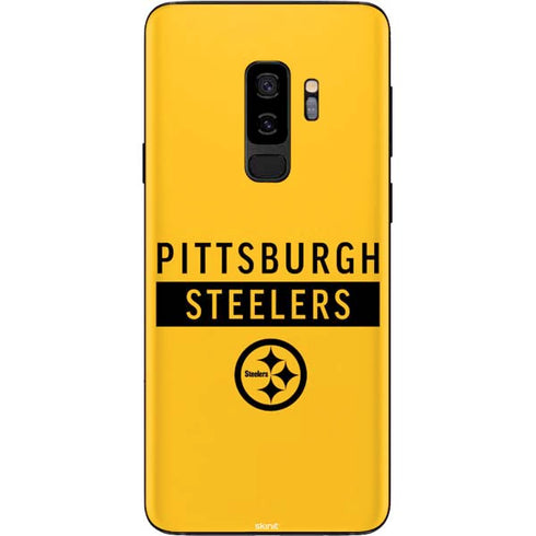 NFL Pittsburgh Steelers Yellow Performance Series Galaxy S9 Plus Skin