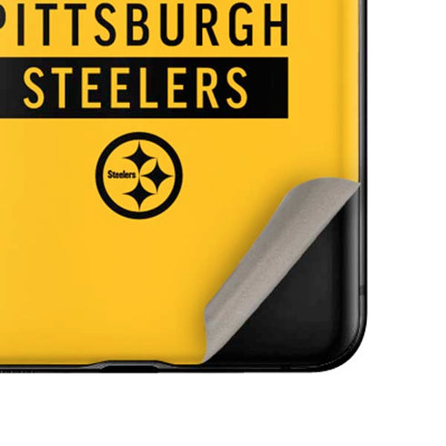 NFL Pittsburgh Steelers Yellow Performance Series Galaxy Z Flip Skin