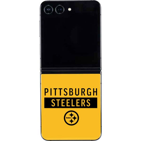 NFL Pittsburgh Steelers Yellow Performance Series Galaxy Z Flip5 5G Skin