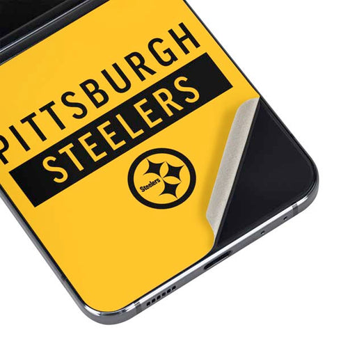 NFL Pittsburgh Steelers Yellow Performance Series Galaxy Z Flip5 5G Skin