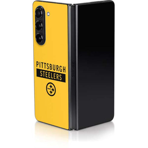 NFL Pittsburgh Steelers Yellow Performance Series Galaxy Z Fold5 5G Skin