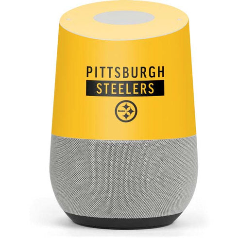 NFL Pittsburgh Steelers Yellow Performance Series Google Home Skin