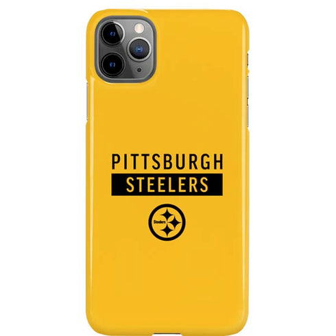 NFL Pittsburgh Steelers Yellow Performance Series iPhone 11 Pro Max Lite Case