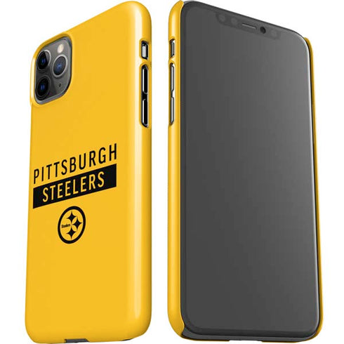 NFL Pittsburgh Steelers Yellow Performance Series iPhone 11 Pro Max Lite Case