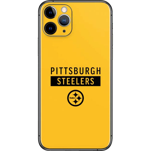 NFL Pittsburgh Steelers Yellow Performance Series iPhone 11 Pro Skin